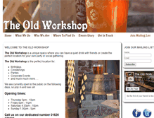 Tablet Screenshot of oldworkshop.org